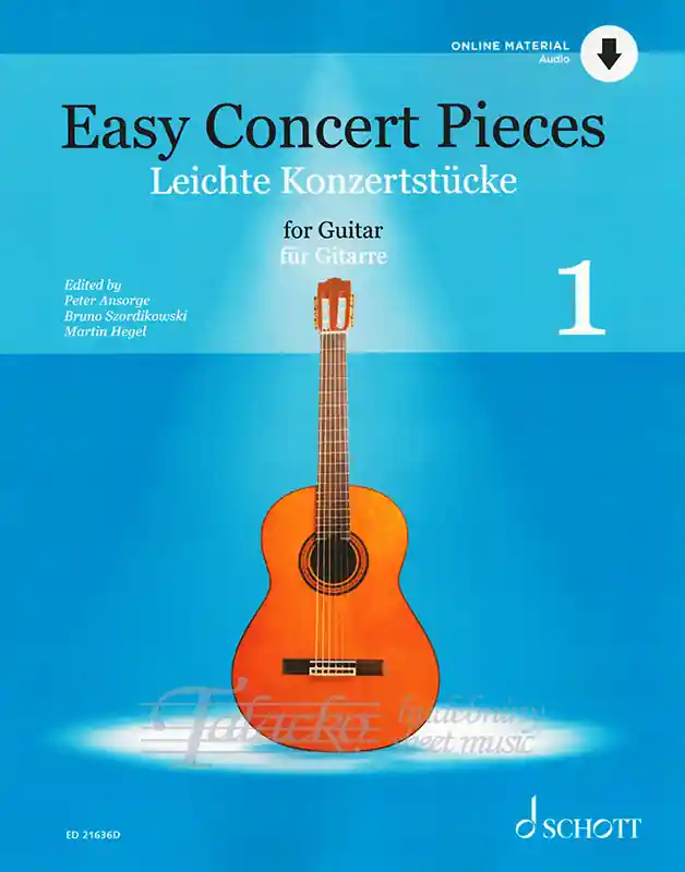 Easy Concert Pieces for Guitar 1 (Audio Online) Kup Teď