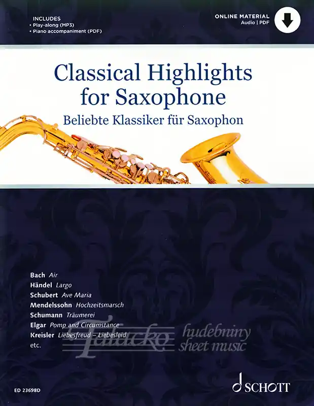 Výhodná Nabídka Classical Highlights for Alto Saxophone and Piano