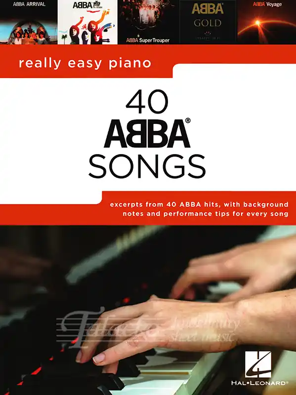 Really Easy Piano 40 ABBA Songs Expresní Doručení