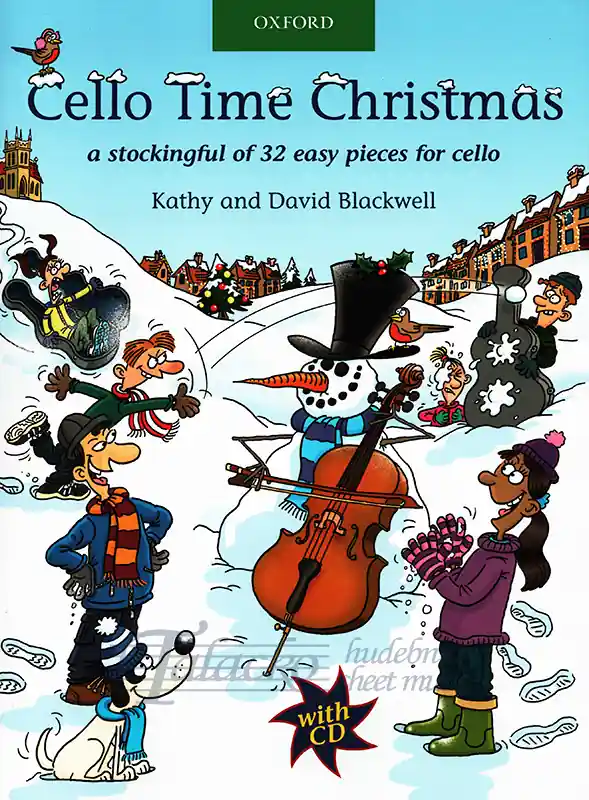 Sezónní Sleva Cello Time Christmas 32 easy pieces for cello