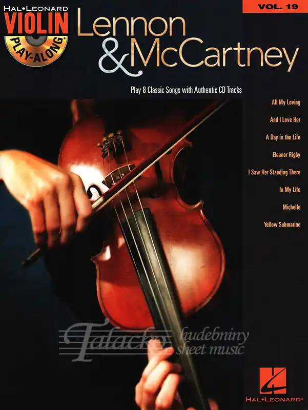 Hal Leonard Violin Play-along Vol. 19 Lennon and McCartney + CD Nízká Cena