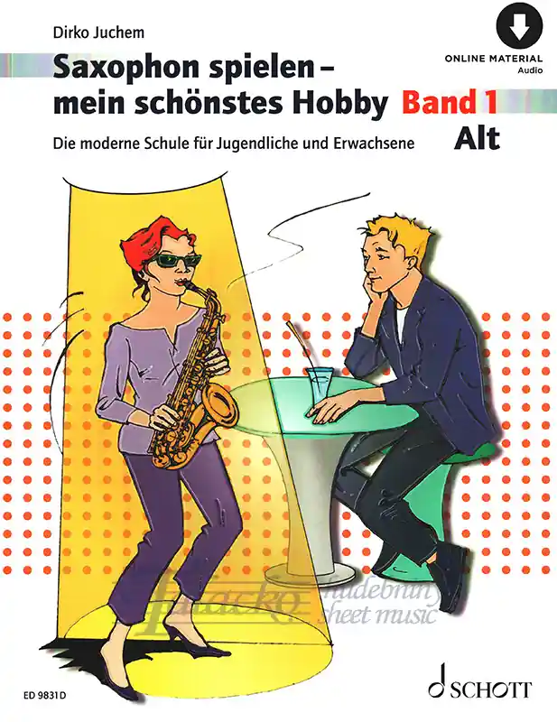Aktuální Saxophon spielen - mein schönstes Hobby Altsaxophon Band 1 (Book/Online Audio)