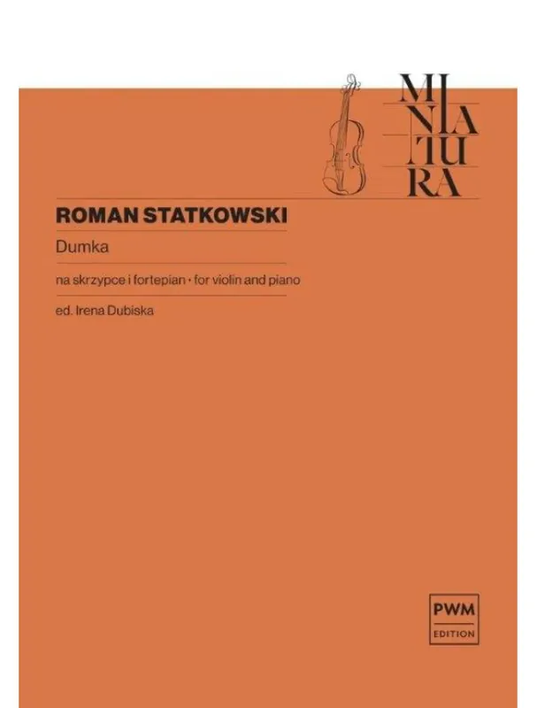 Roman Statkowski Dumka (noty na housle, klavír) Cenově Výhodný