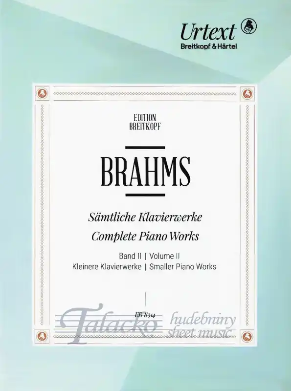 Vrácení Zdarma Sechs Klavierstücke/ Six Piano Pieces op. 118