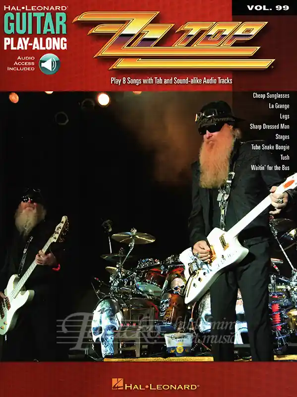 Hal Leonard Guitar Play-Along Vol.99 ZZ Top (Book/online audio) Jen Po Omezenou Doba