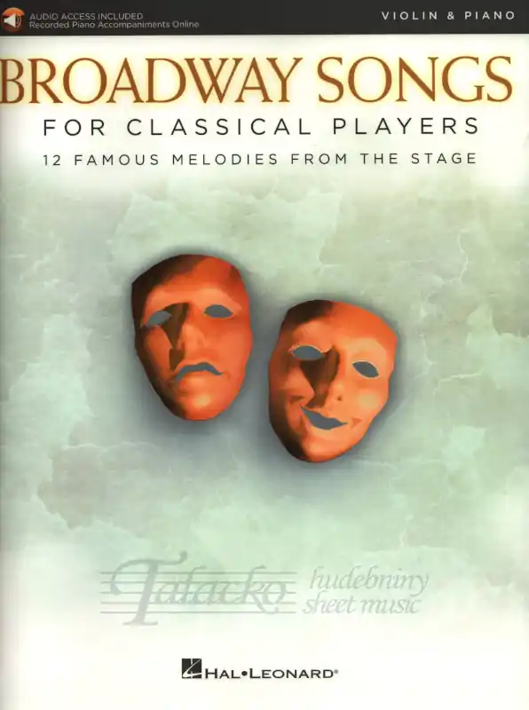 Broadway Songs for Classical Players (Book/Online audio) Značkový