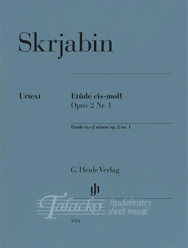 Vrácení Zdarma Etude in c sharp minor op. 2 no. 1 / Etude cis-moll Opus 2 č. 1