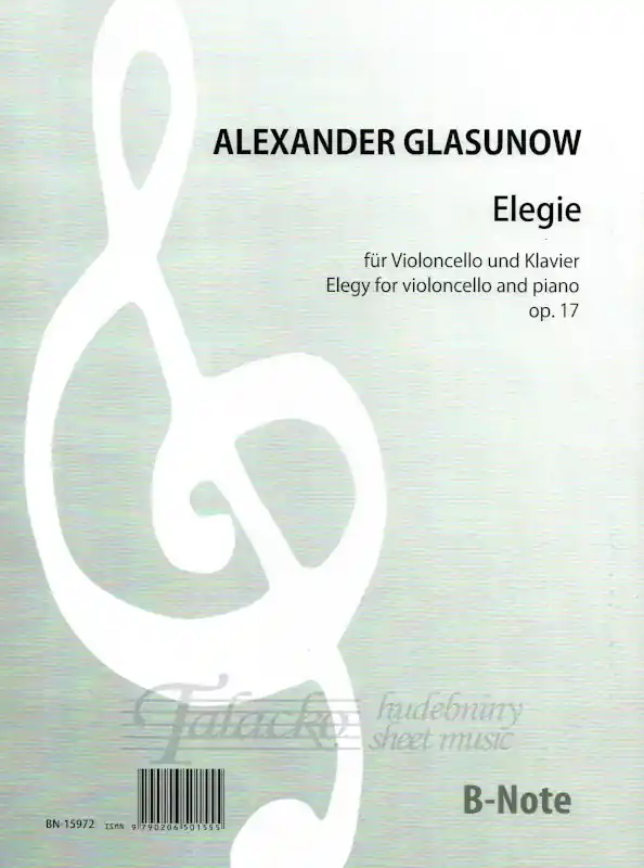 Elegie für Violoncello und Klavier op. 17 Super Cena