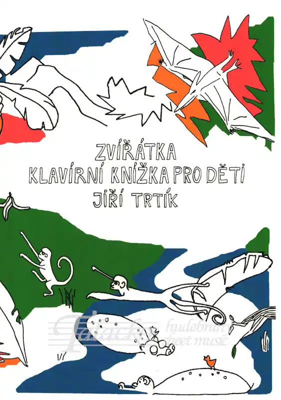 Rychlé Dodání Zvířátka - klavírní knížka pro děti