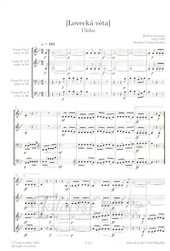 Nejlepší Cena Hommage a Bedřich Smetana (Kryptogramiády pro čtyři lesní rohy)
