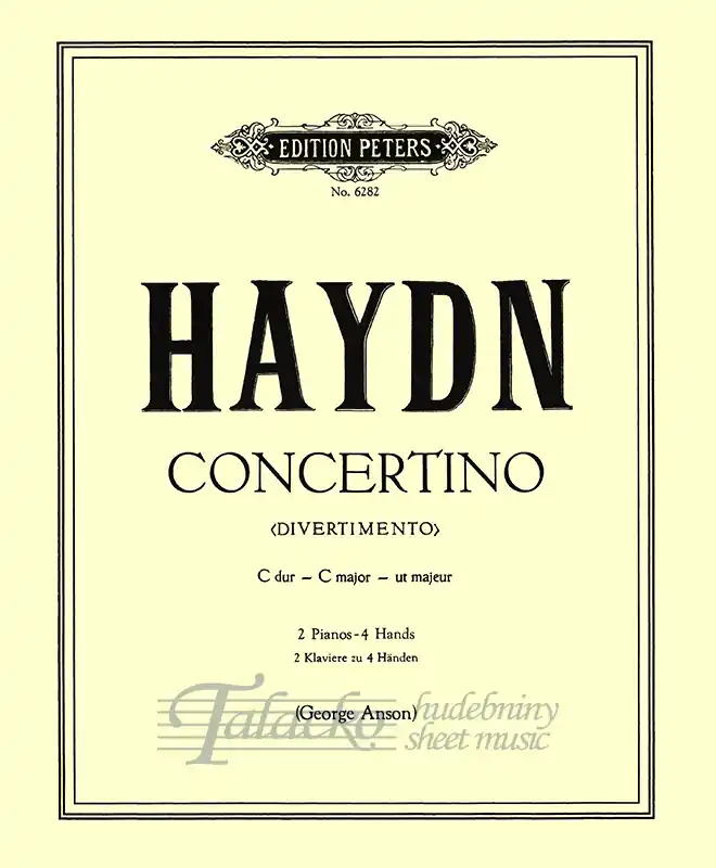 Concertino (Divertimento) C-Dur Hob. XIV 3 Rychlé Dodání