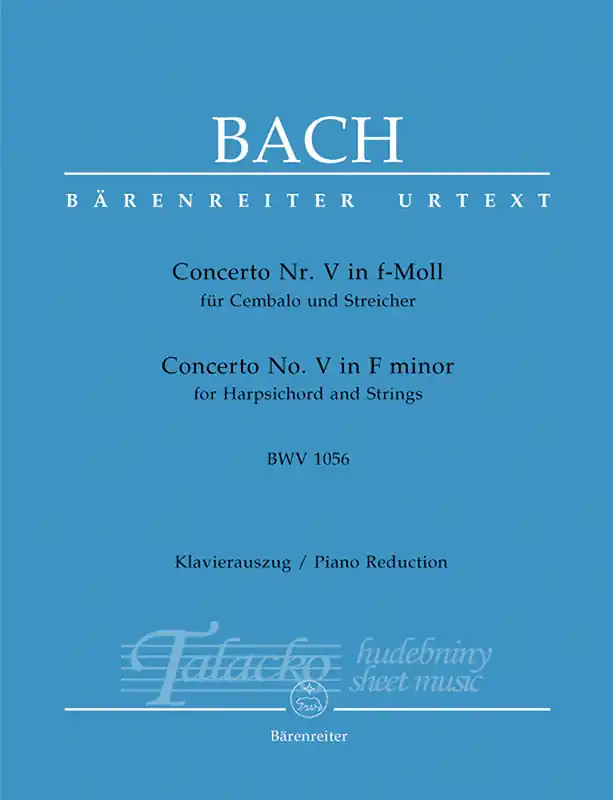 Concerto No. V in F minor BWV 1056 Super Cena