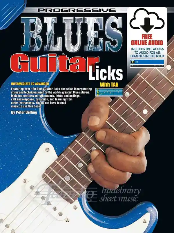 Progressive Blues Guitar Licks + CD and Online Media Odeslání Ihned