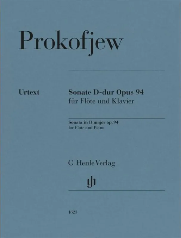 Koupit Online Sergej Prokofjev Sonata in D major op. 94 (noty na příčnou flétnu, klavír)
