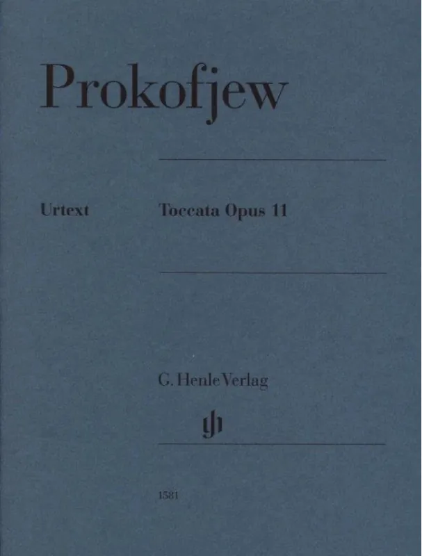 Sergej Prokofjev Toccata Op. 11 (noty na klavír) Originální
