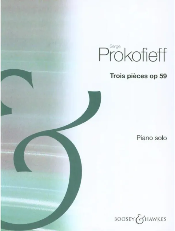 Sergej Prokofjev Trois Pieces Op. 59 (noty na klavír) Víkendová Akce