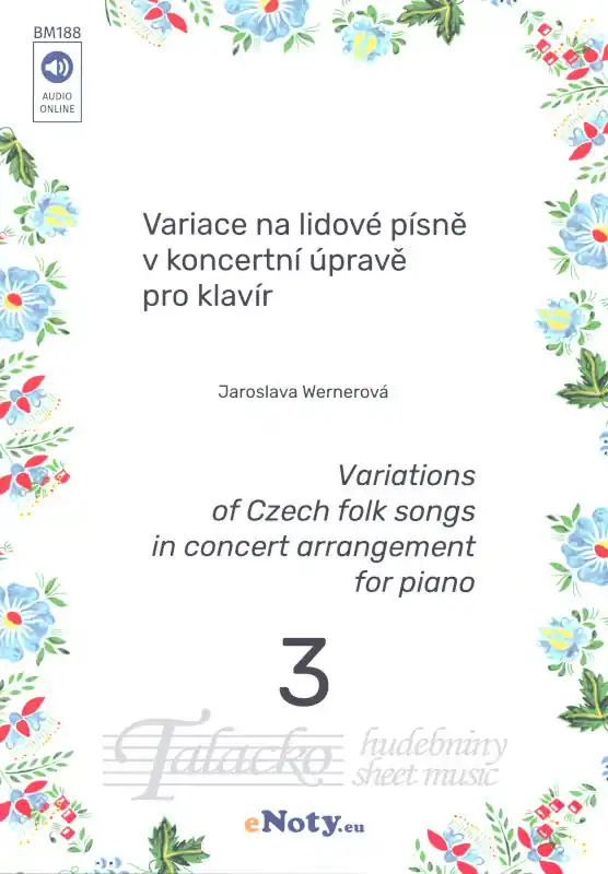 Variace na lidové písně v koncertní úpravě pro klavír 3 Nejprodávanější