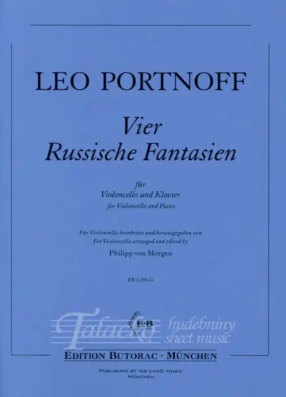 Výhodná Nabídka Vier Russische Fantasien für Violoncello und Klavier