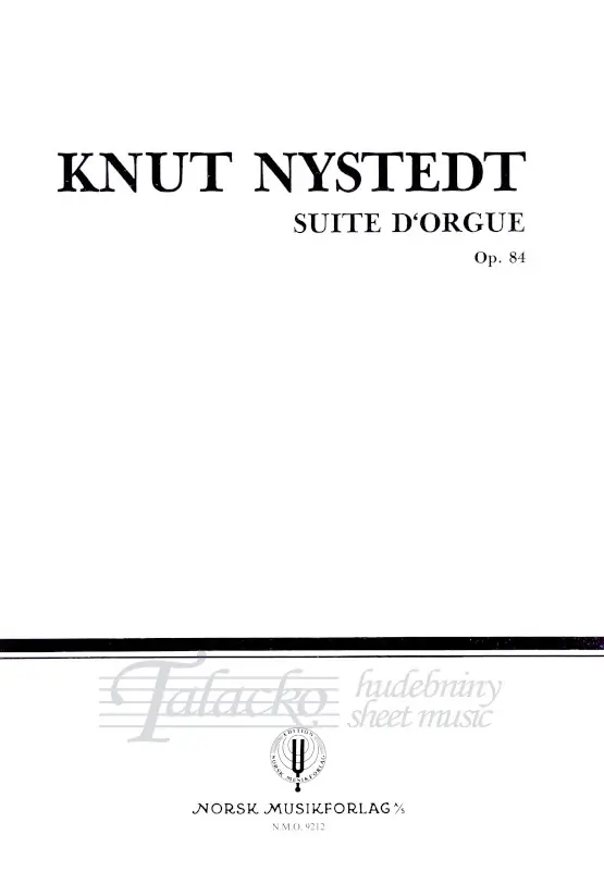 Dokud Zásoby Vydrží Suite D‘Orgue Op. 84