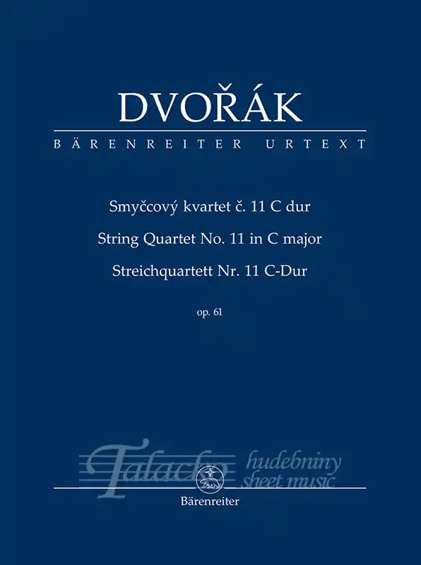 Rychlé Dodání Smyčcový kvartet č. 11 C dur op. 61 (SP)
