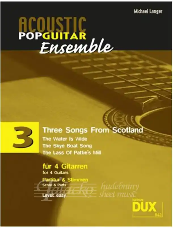 Omezená Nabídka Three Songs From Scotland pro 4 kytary