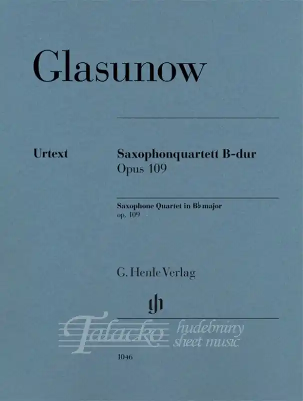 Sleva Saxophonquartett B-Dur Opus 109
