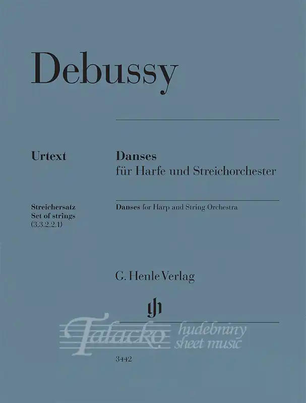 Danses for Harp and String Orchestra - Set of strings (3.3.2.2.1) Akční Nabídka
