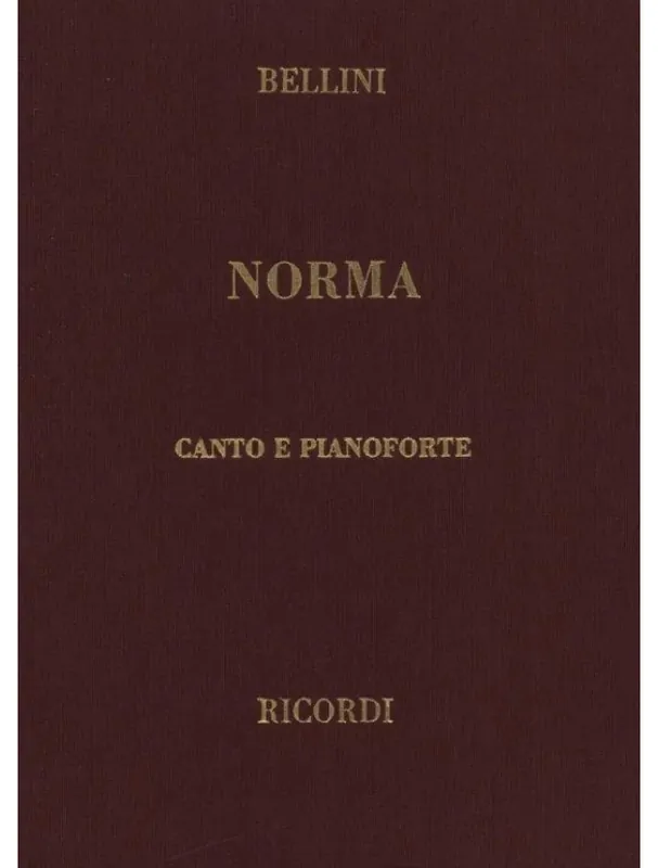 Vincenzo Bellini Norma, IT, Hardcover (noty na klavír, zpěv) Kup Teď