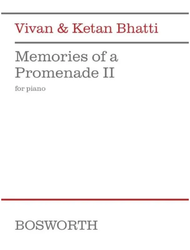 Vivan & Ketan Bhatti Memories of a Promenade II (noty na klavír) Akční Cena