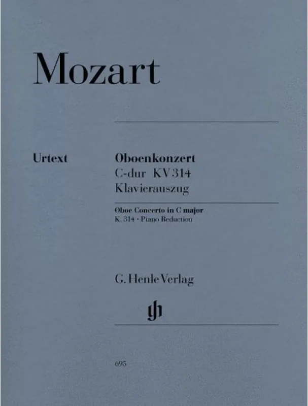 W.A. Mozart Concerto For Oboe And Orchestra C K.314 (noty na hoboj, klavír) Expresní Doručení
