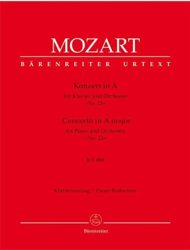 W.A. Mozart Concerto for Piano No.23 in A (noty na čtyřruční klavír) Sezónní Sleva