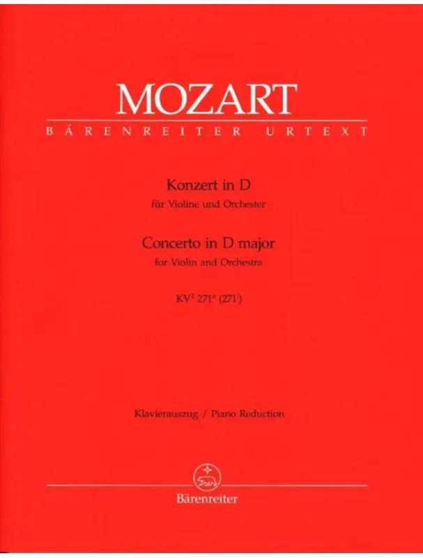 W.A. Mozart Concerto for Violin und Orchestra in D-major K. 271a/271i (noty na housle, klavír) Objednat Nyní