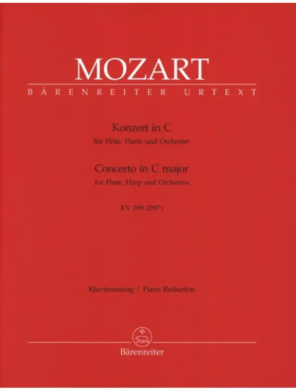 Výhodná Nabídka W.A. Mozart Concerto in C major K. 299/297c (noty na příčnou flétnu, harfu, klavír) (noty na příčnou flétnu, harfu, klavír)
