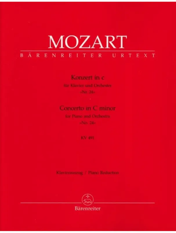 Top Prodej W.A. Mozart Concerto In C Minor K.491 (noty na čtyřruční klavír)