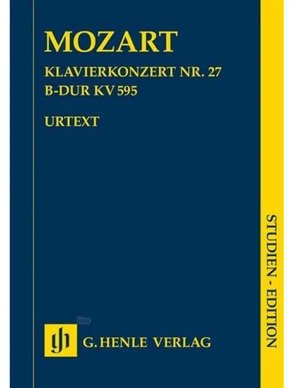 W.A. Mozart Klavierkonzert Nr. 27 B-dur KV 595 (noty, studijní partitura) Cenový Hit