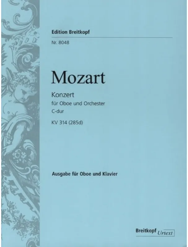 Cenový Hit W.A. Mozart Konzert für Oboe und Orchester C-dur KV 314/285d (noty na hoboj, klavír)