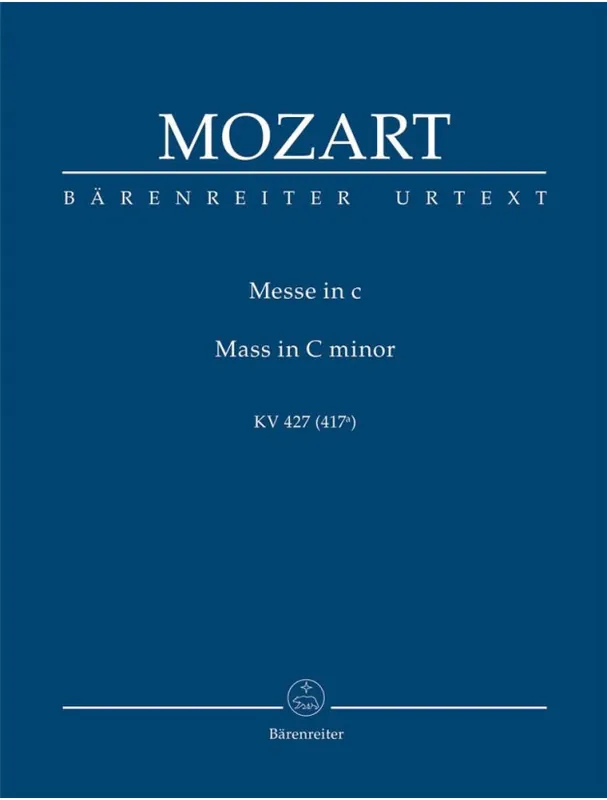 Nakupujte Hned W.A. Mozart Mass In C Minor K.427 / K.417a (noty, studijní partitura)