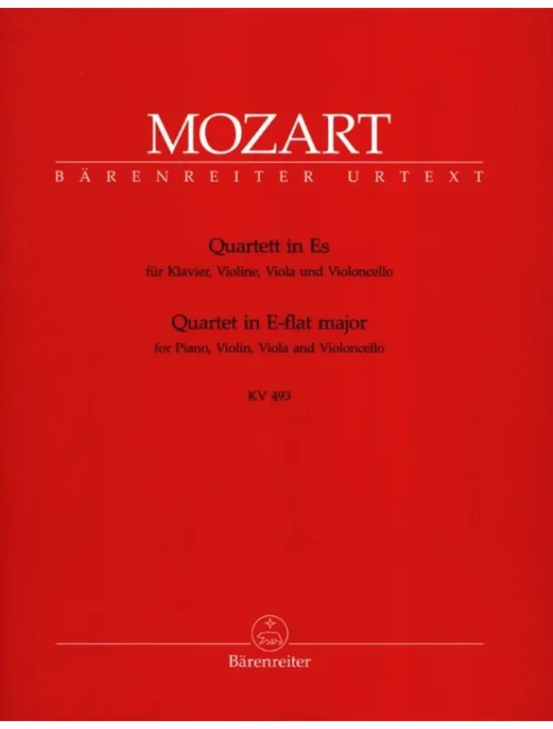 W.A. Mozart Piano Quartet No.2 In E-Flat KV493 (noty, party, partitura) Cenová Bomba