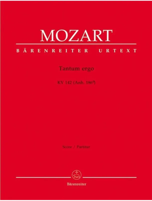 W.A. Mozart Tantum ergo KV 142 / Anh. 186d (noty, partitura) Dokud Zásoby Vydrží