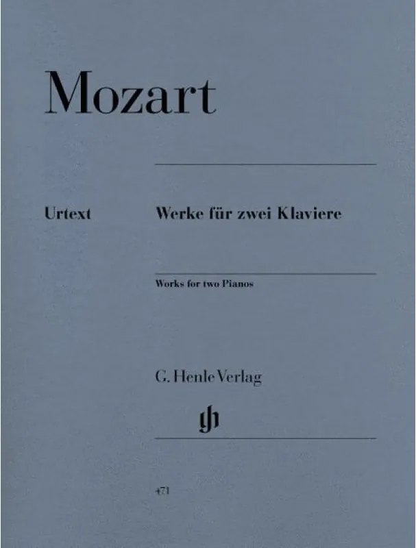W.A. Mozart Works For 2 Pianos (noty na čtyřruční klavír) Značkový