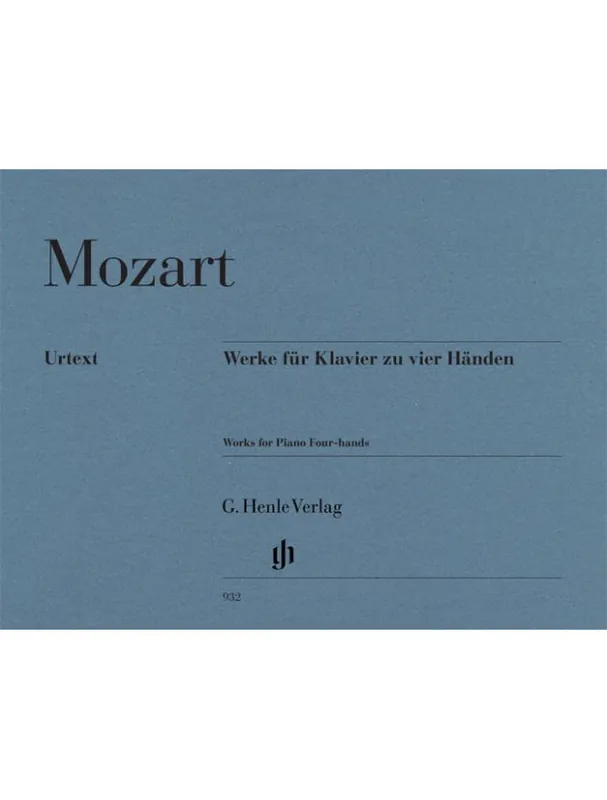 Nakupujte Hned Wolfgang Amadeus Mozart Works (noty na čtyřruční klavír)