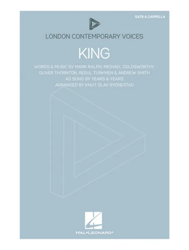 Autentický Years & Years King (noty na sborový zpěv, SATB a cappella) - SADA 5 ks