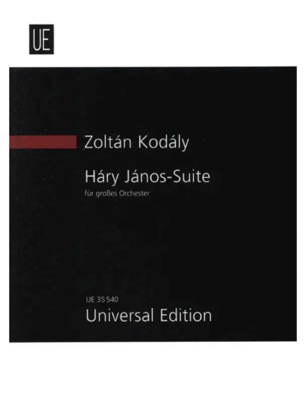 Zoltán Kodály Háry János-Suite (noty, studijní partitura) Tovární Cena