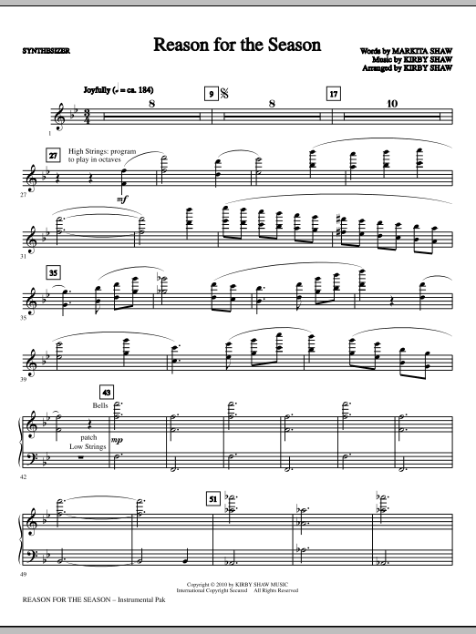 Autentický Reason For The Season - Synthesizer