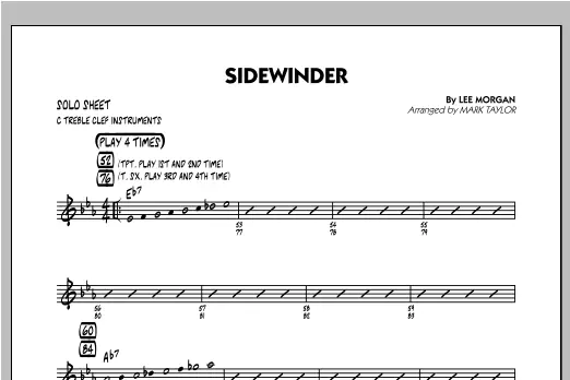 Časově Omezené Sidewinder - C Solo Sheet