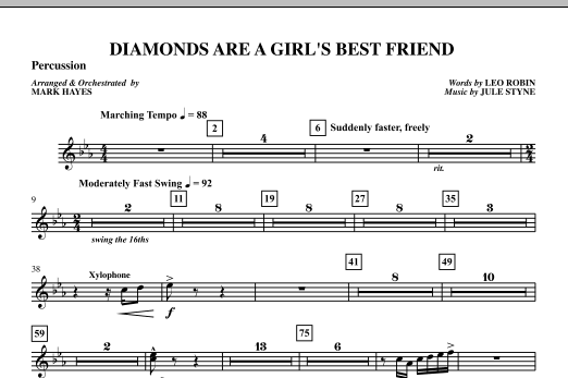 Kup Teď Diamonds Are A Girl‘s Best Friend - Percussion
