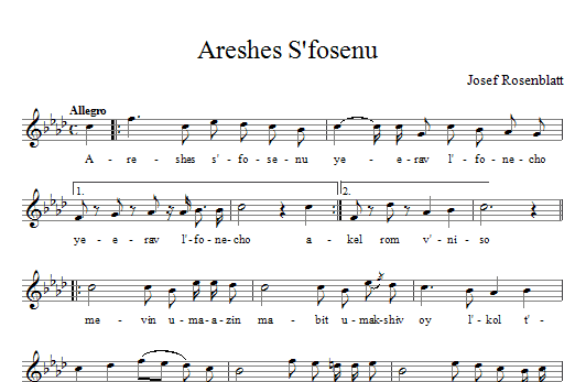 Dokud Zásoby Vydrží Areshes S‘fosenu