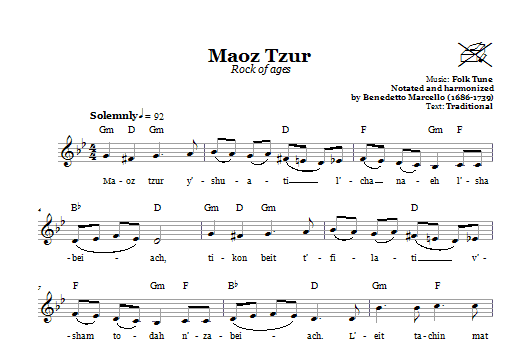 Ověřený Maoz Tzur (Rock Of Ages)