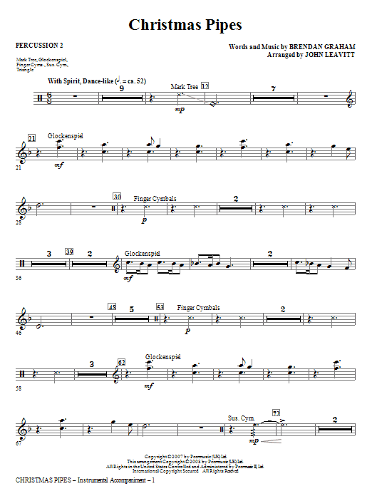 Cenová Bomba Christmas Pipes - Percussion 2