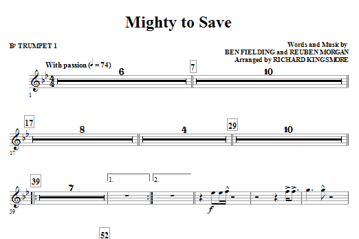 Jen Po Omezenou Doba Mighty To Save - Trumpet 1